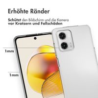 Accezz TPU Clear Cover für das Motorola Moto G73 - Transparent