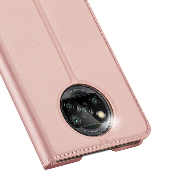 Dux Ducis Slim TPU Klapphülle für das Xiaomi Poco X3 (Pro) - Roségold