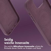 Accezz MagSafe Leather Backcover für das iPhone 14 Pro Max - Heath Purple