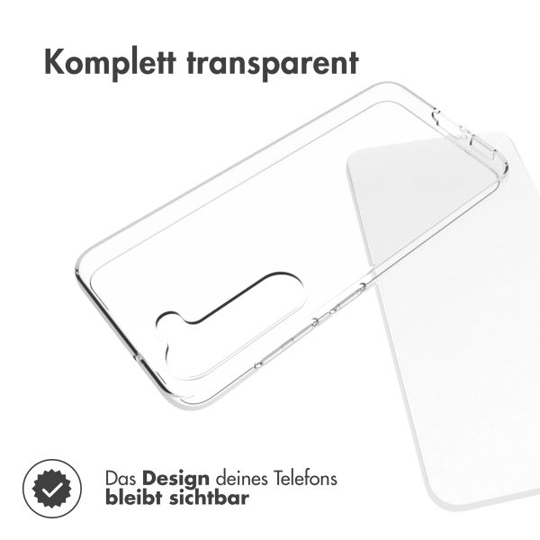 Accezz TPU Clear Cover für das Samsung Galaxy S23 - Transparent 