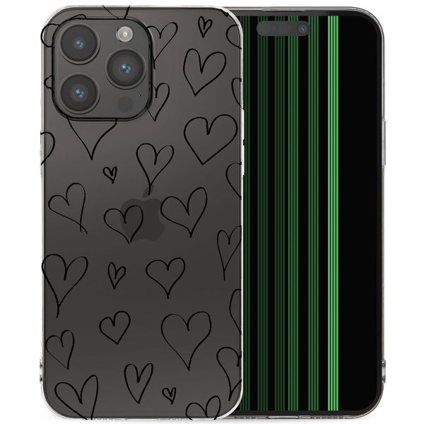 imoshion Design Hülle Apple iPhone 15 Pro Max - Hearts