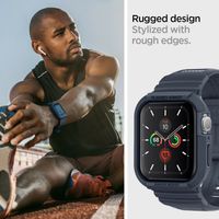 Spigen Rugged Armor™ Pro Case Dunkelblau für die Apple Watch 44 mm / 45 mm