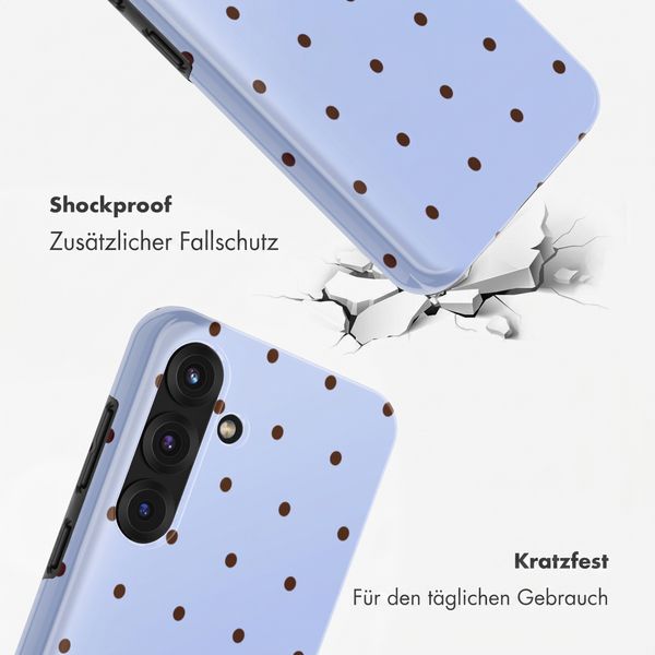 Selencia Vivid Back Cover Samsung Galaxy S25 - Happy Dots Digital Sky