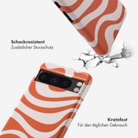 Selencia Vivid Tough Back Cover für das Google Pixel 8 Pro - Dream Swirl Orange