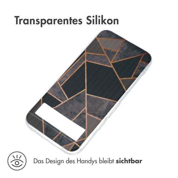 imoshion Design Hülle für das Google Pixel 8a - Black Graphic