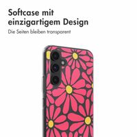 imoshion  Design Hülle für das Samsung Galaxy A54 - Dusty Rose Flowers Connect