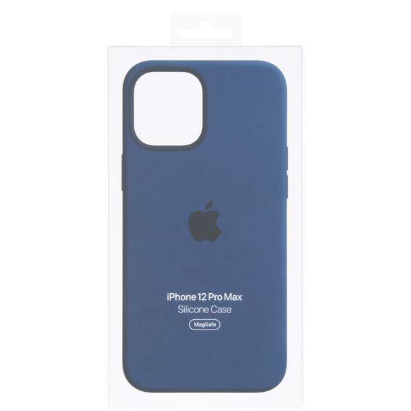 Apple Silikon-Case MagSafe iPhone 12 Pro Max - Deep Navy