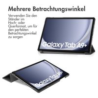 imoshion Trifold Klapphülle für das Samsung Galaxy Tab A9 Plus - Schwarz