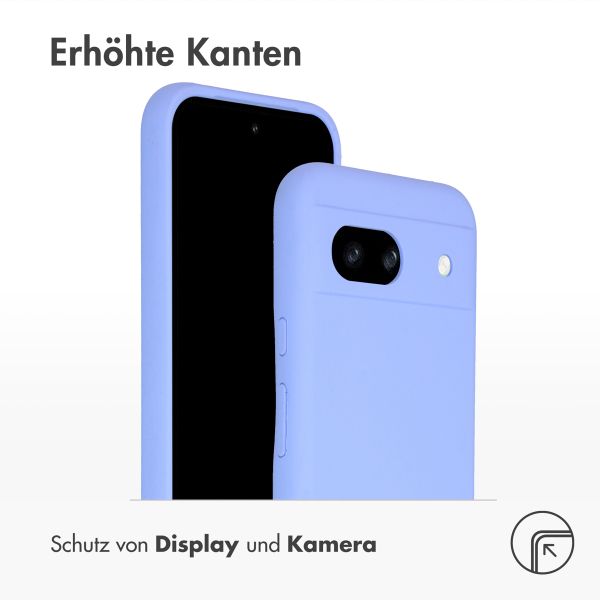 Accezz Liquid Silikoncase für das Google Pixel 8a - Violett