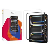 Accezz Schutzfolie aus gehärtetem Glas mit Applikator Apple iPad Pro 13 (2024) M4