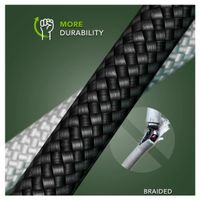 dbramante1928 Re-charge USB-C-zu-USB-C-Ladekabel 100 W - 3 Meter - Weiß