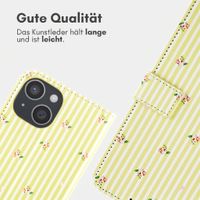 imoshion Design Klapphülle Apple iPhone 13 - Garden Stripes