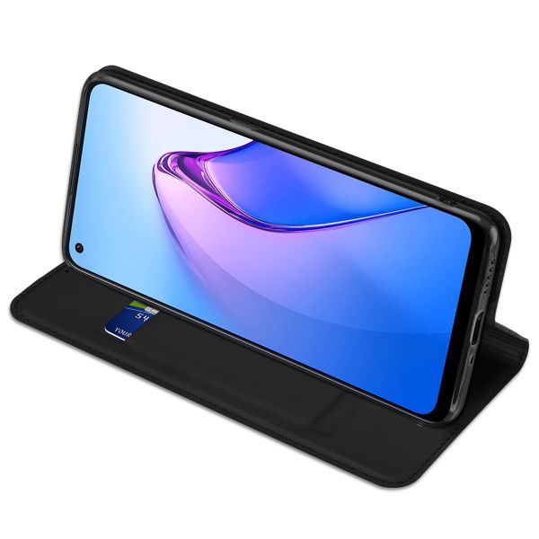 Dux Ducis Slim TPU Klapphülle für das Oppo Reno 8 5G - Schwarz