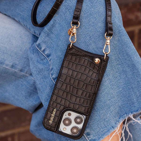 Dutchies Back Cover mit Kartenfach Apple iPhone 13 Pro - Crocodile Chic