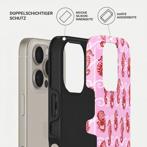 Burga Tough Back Cover MagSafe Apple iPhone 16 Pro - Coral Reef