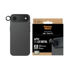 PanzerGlass Kameraprotektor Hoops Optic Rings für das Apple iPhone Air - Schwarz