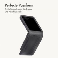 imoshion Luxuriöse Klapphülle Samsung Galaxy Z Flip 8 - Schwarz