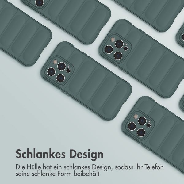 imoshion EasyGrip Back Cover für das iPhone 14 Pro - Dunkelgrün