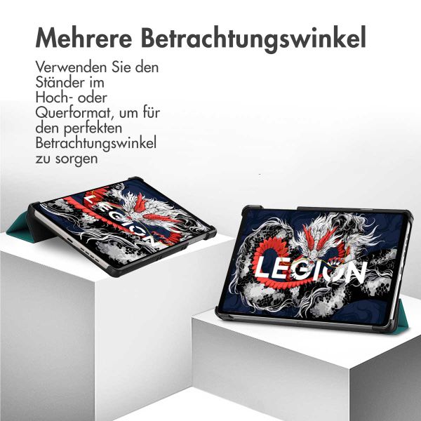imoshion Trifold Klapphülle Lenovo Legion Tab (2025) - Dunkelgrün