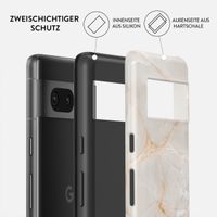 Burga Tough Back Cover für das Google Pixel 7 - Vanilla Sand