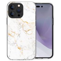 imoshion Design Hülle für das iPhone 14 Pro Max - White Marble