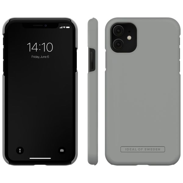 iDeal of Sweden Seamless Case Back Cover für das iPhone 11 - Ash Grey