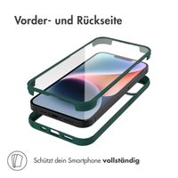 Accezz 360° Rundumschutzhülle für das Apple iPhone 14 Plus - Grün