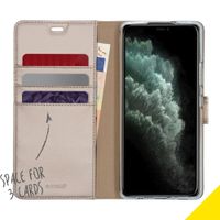 Accezz Wallet TPU Klapphülle Samsung Galaxy A42 - Gold