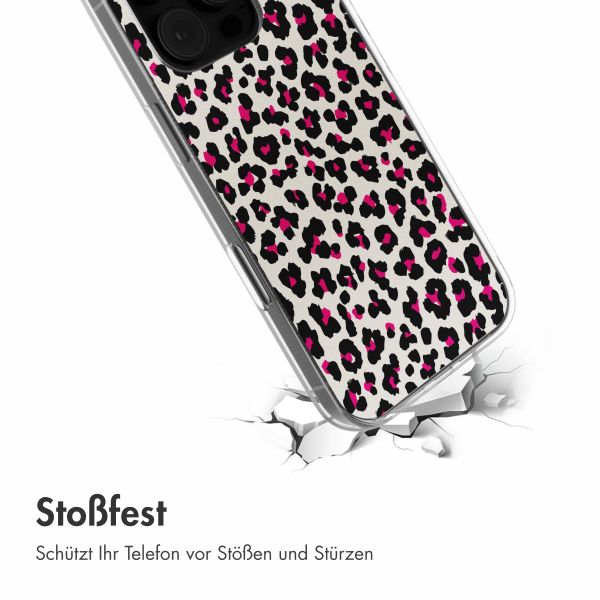 imoshion Design Hülle Apple iPhone 16 Pro - Leopard Pink
