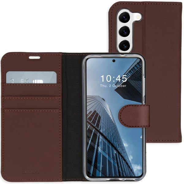 Accezz Wallet TPU Klapphülle Samsung Galaxy S23 Plus - Braun