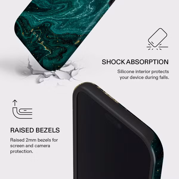 Burga Tough Back Cover MagSafe Apple iPhone Air - Emerald Pool