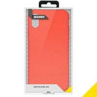 Accezz Liquid Silikoncase Apple iPhone X / Xs - Nectarine