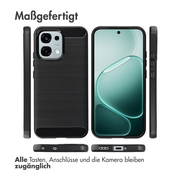 imoshion Brushed Back Cover Oppo A6 Pro (5G) - Schwarz