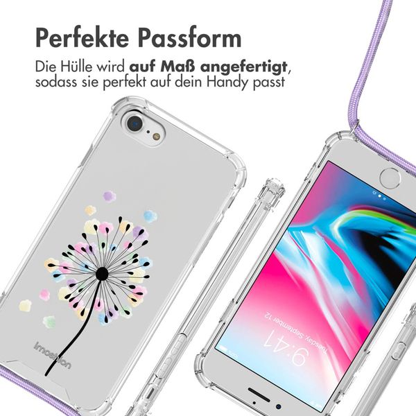 imoshion Design Hülle mit Band Apple iPhone SE (2022 / 2020) / 8 / 7 - Sandstone Dandelion