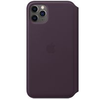 Apple Leather Folio Klapphülle Violett für das Apple iPhone 11 Pro Max