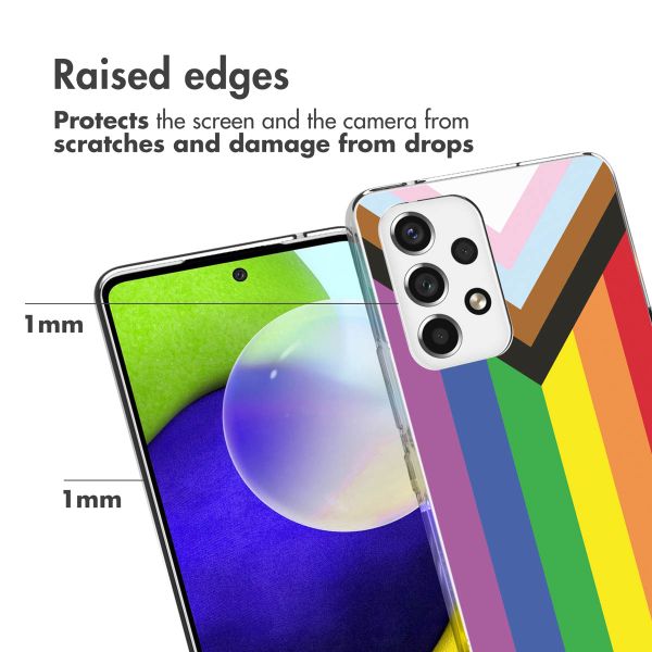 imoshion Design Hülle für das Samsung Galaxy A53 - Rainbow flag