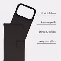 imoshion Herausnehmbare 2-in-1 Luxus-Bookcase Apple iPhone 18 Pro / 17 Pro - Schwarz