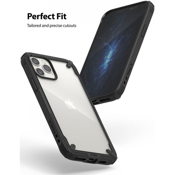 Ringke Fushion X Case für das iPhone 12 (Pro) - Schwarz