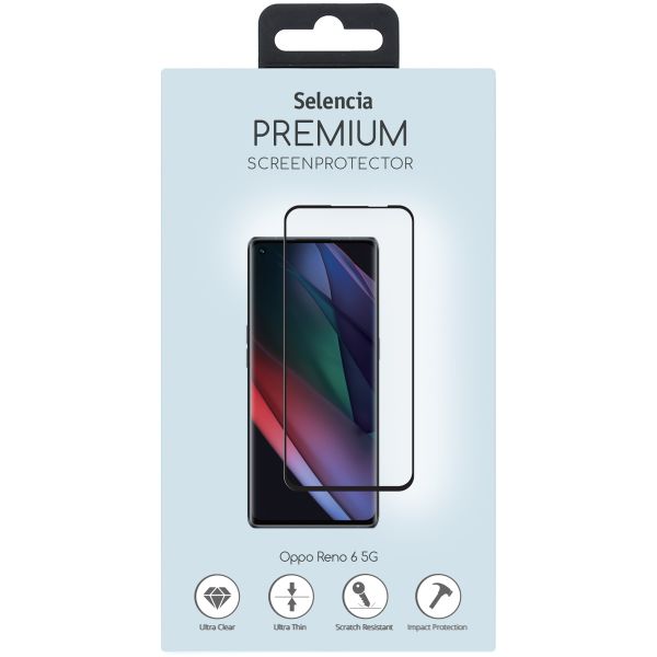 Selencia Premium Screen Protector aus gehärtetem Glas für das Oppo Reno 6 5G Pro - Transparent