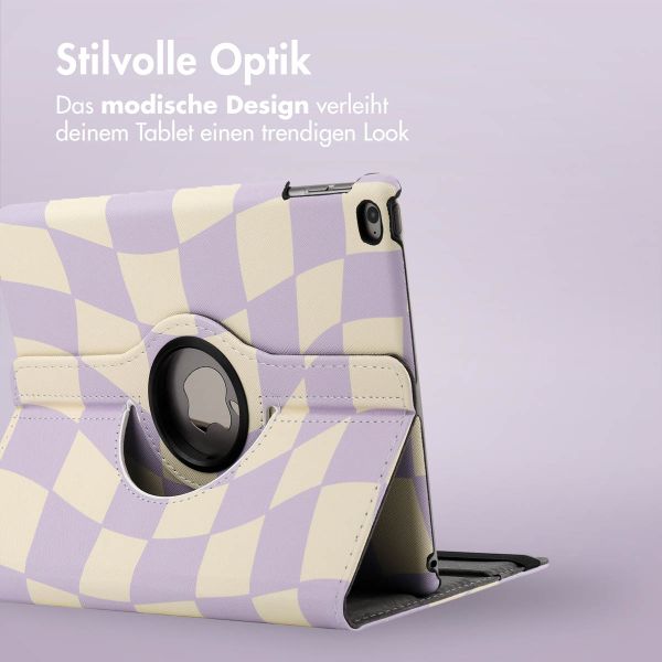 imoshion 360° drehbare Design Klapphülle Apple iPad 6 (2018) 9.7 Zoll / iPad 5 (2017) 9.7 Zoll - Dancing Cubes