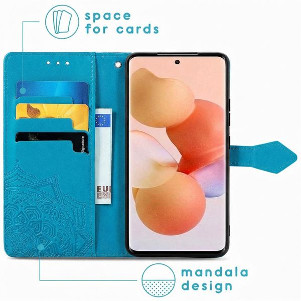 imoshion Mandala Klapphülle Xiaomi 12 Lite - Türkis