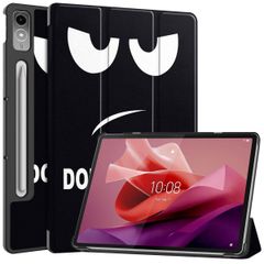 imoshion Design Trifold Klaphülle Lenovo Tab P12 - Don't touch