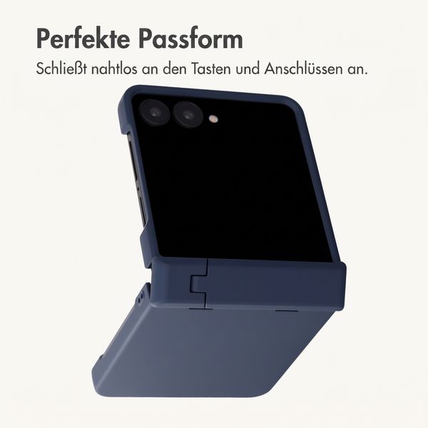 imoshion Color Backcover mit Ständer Samsung Galaxy Z Flip 8 - Dunkelblau