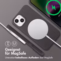 imoshion Color Backcover mit abnehmbarem Handykette und MagSafe Apple iPhone 14 - Black Coffee
