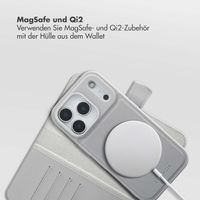 Selencia Olyn Abnehmbare Bookcase mit MagSafe Apple iPhone 17 Pro - Grau