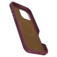 OtterBox Symmetry Cactus Leder Back Cover MagSafe für das iPhone 16 Pro Max - Maroon Bells