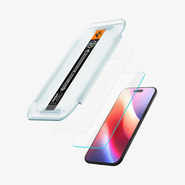 Spigen GLAStR Fit Displayschutzfolie 2er-Pack + Applicator Apple iPhone Air