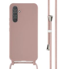 imoshion SilikonHülle mit Band Samsung Galaxy A54 (5G) - Sand Pink