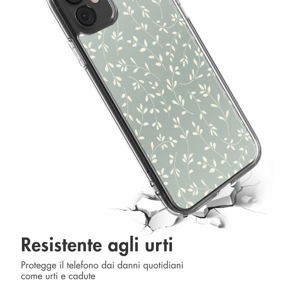 imoshion Design Hülle Apple iPhone 11 - Smoke Green Flowers