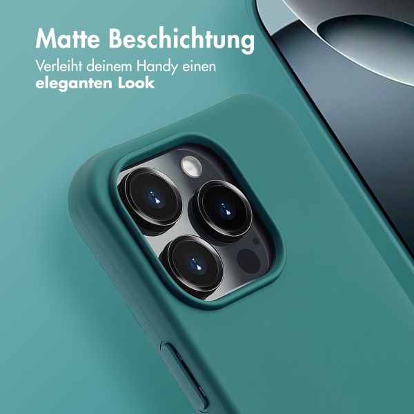 imoshion Color Backcover mit abnehmbarem Handykette und MagSafe Apple iPhone 16 Pro Max - Dunkelgrün